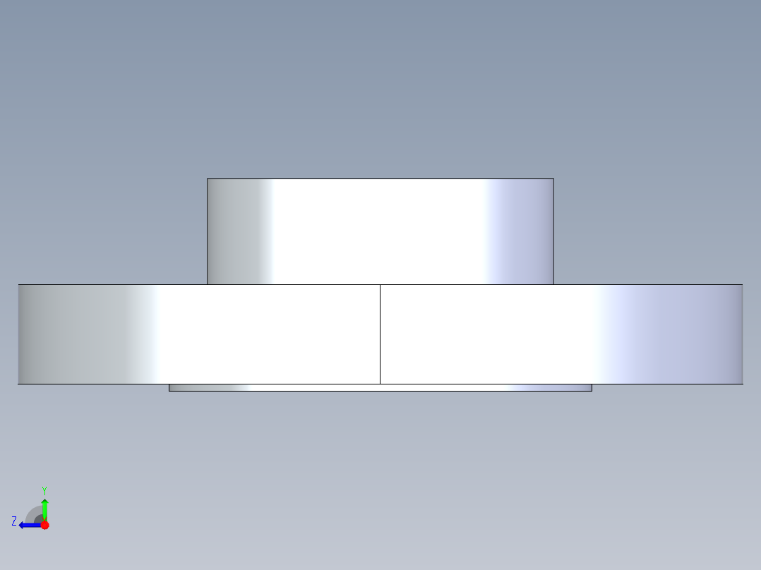 聚氯乙烯配件26-Sch80_Flange Vanstone_SOC_854-020_2in右视图