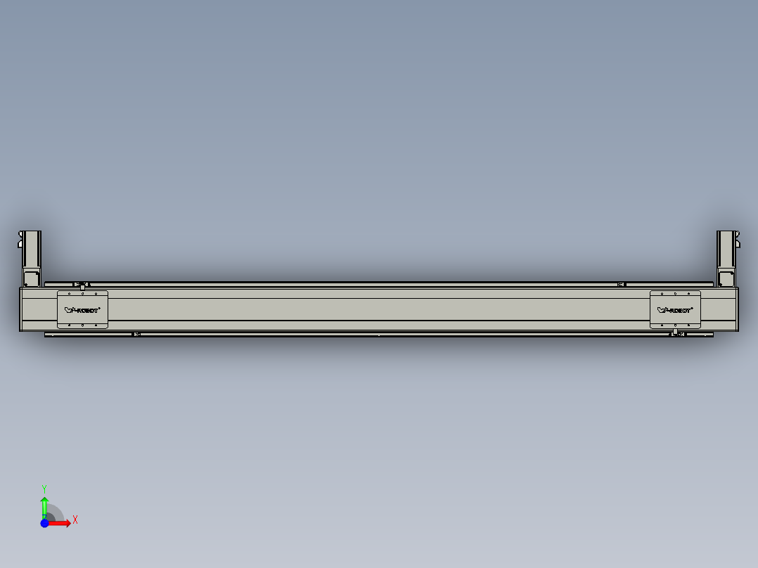 威洛博双电机滑台-VBC14S2-L100-S1700-BLR-P40-C6前视图