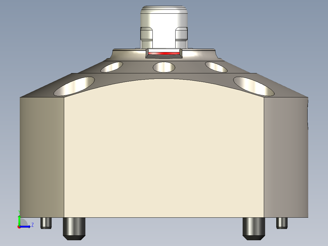 KOSMEKSFA3000-G0A-130多系列多零件图纸模型多系列多零件图纸模型左视图
