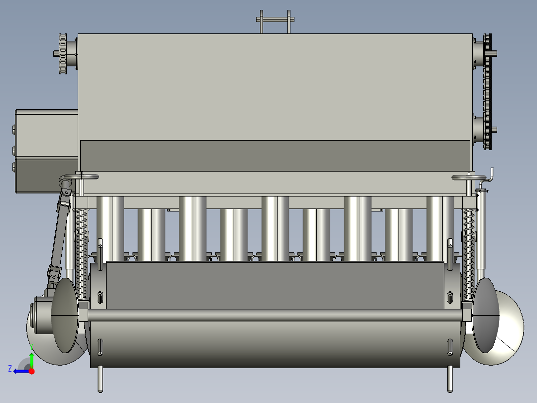 蘑菇播种机右视图