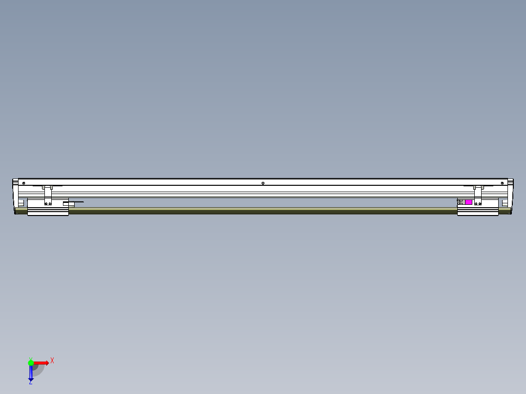 威洛博VL系列3d模型模组2VL22H1Y-S1000俯视图