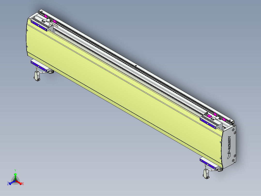 威洛博VL系列3d模型模组2VL22H1Y-S1000正等轴测图