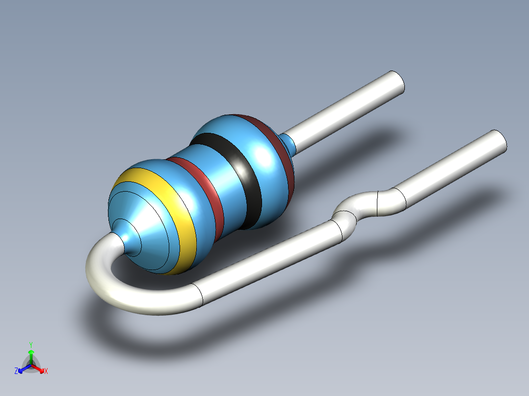 无源元件封装-RES-0.125W-V-MF