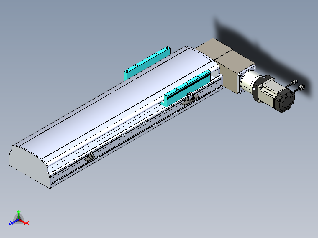 同步带滑台-半封闭B22-L100-C-S500-R-P75-D3-N5