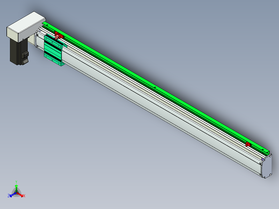 威洛博VBF10-L45-S1050-BRU-P40-C4正等轴测图