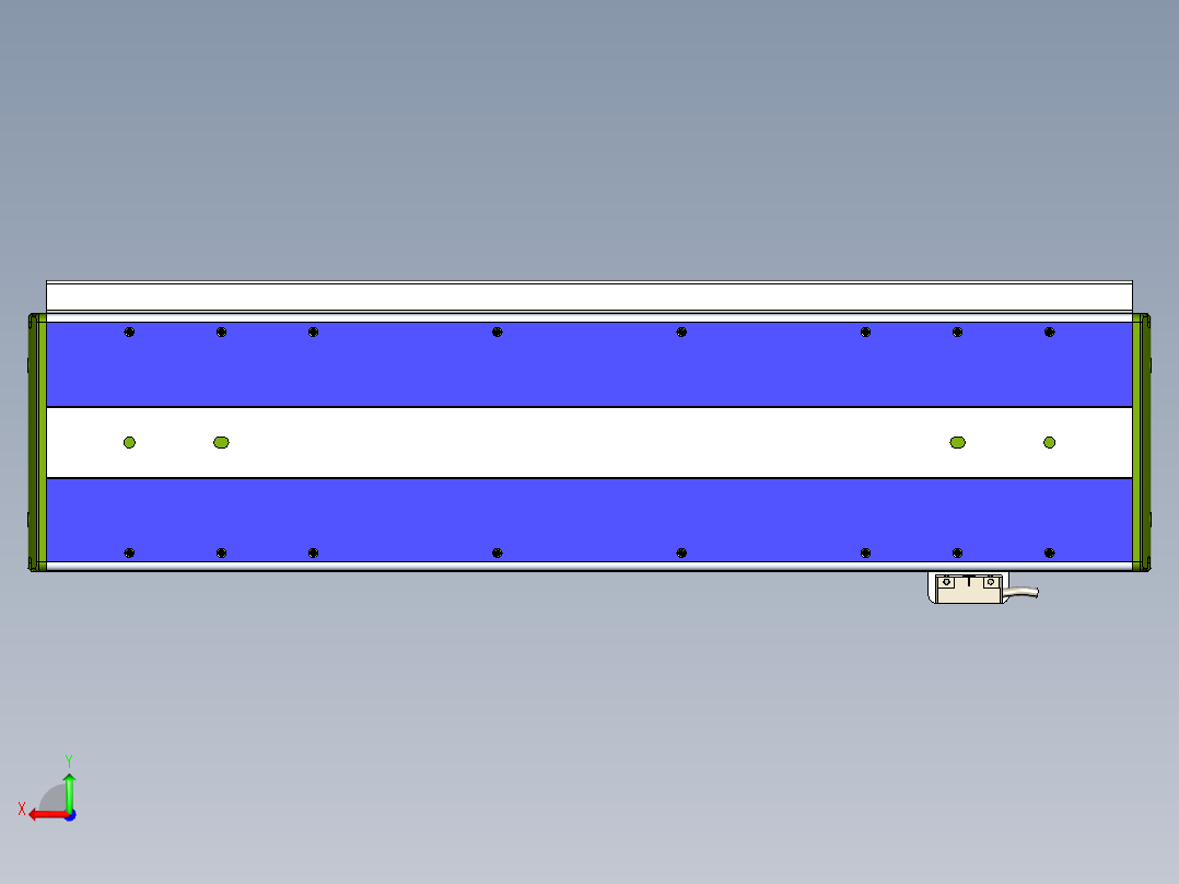 威洛博LC系列3d模型模组LC14S2Y-S350后视图
