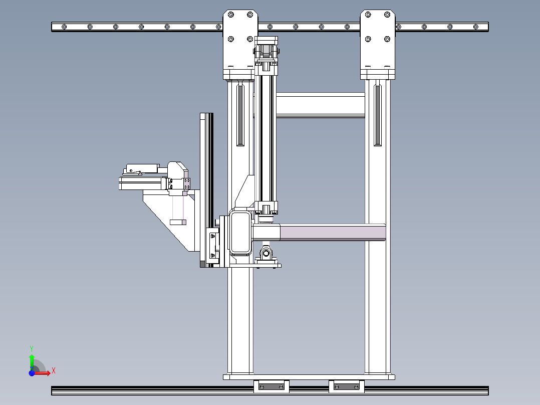 线圈端部移动夹前视图