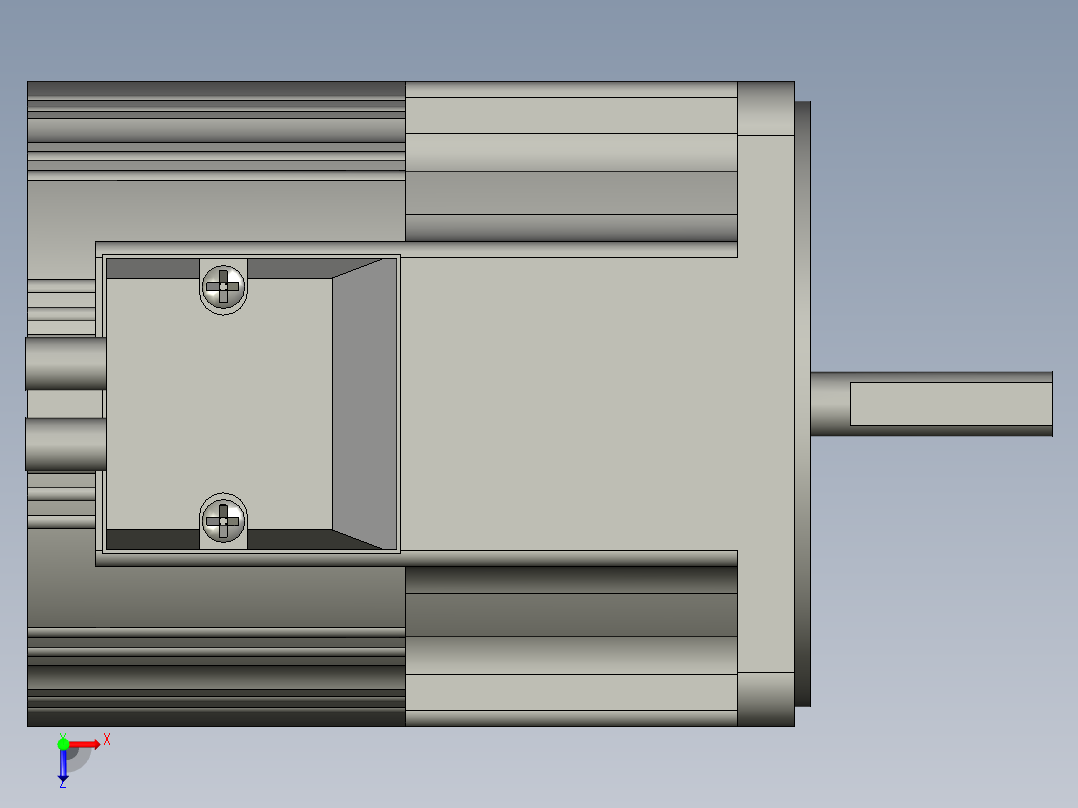 MBMC3A1ASB无刷电机俯视图