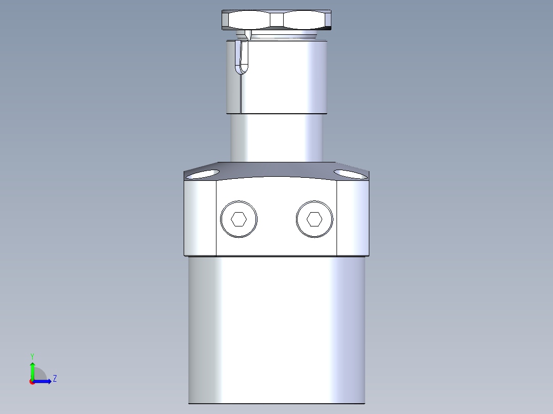 KOSMEKLHA1050-CL-Y45多系列多零件图纸模型左视图