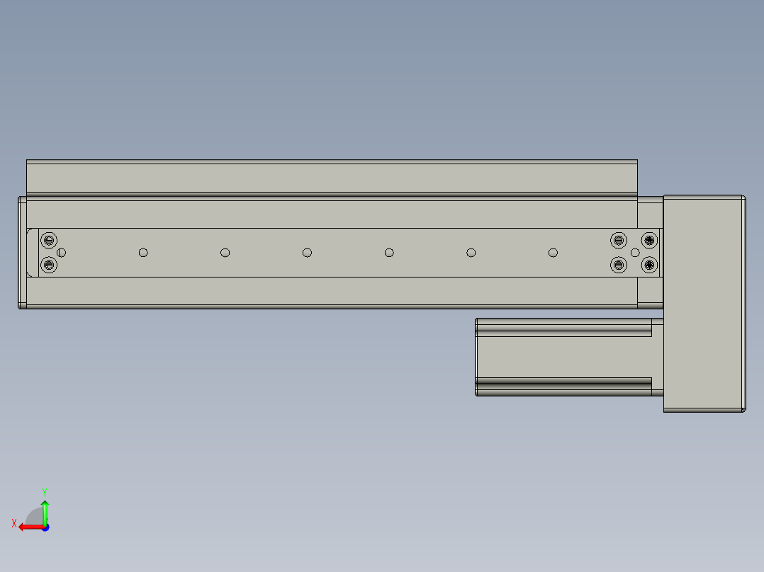 VF丝杆传动-一般环境VT5-S160-BL后视图