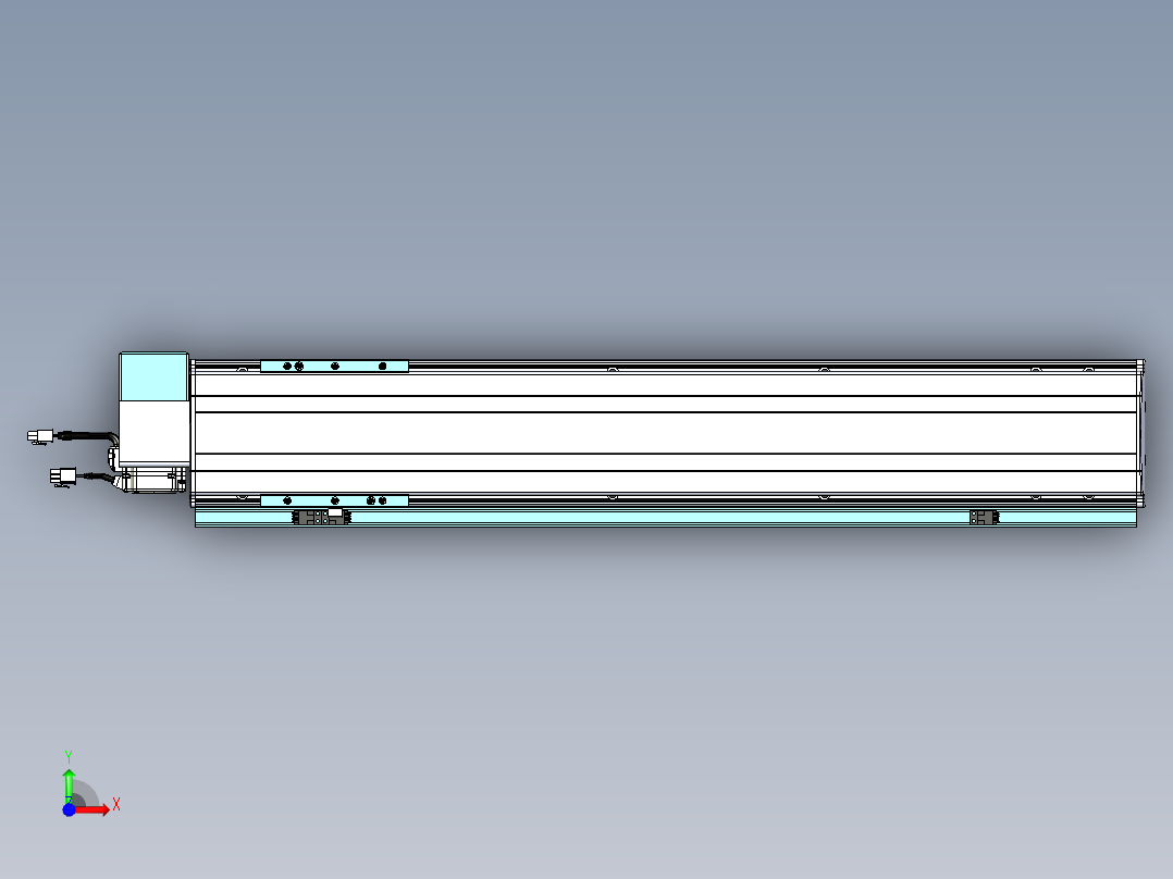 威洛博VBF同步带传动一般环境VBF14-L45-S600-BRD-ZP40-C3前视图