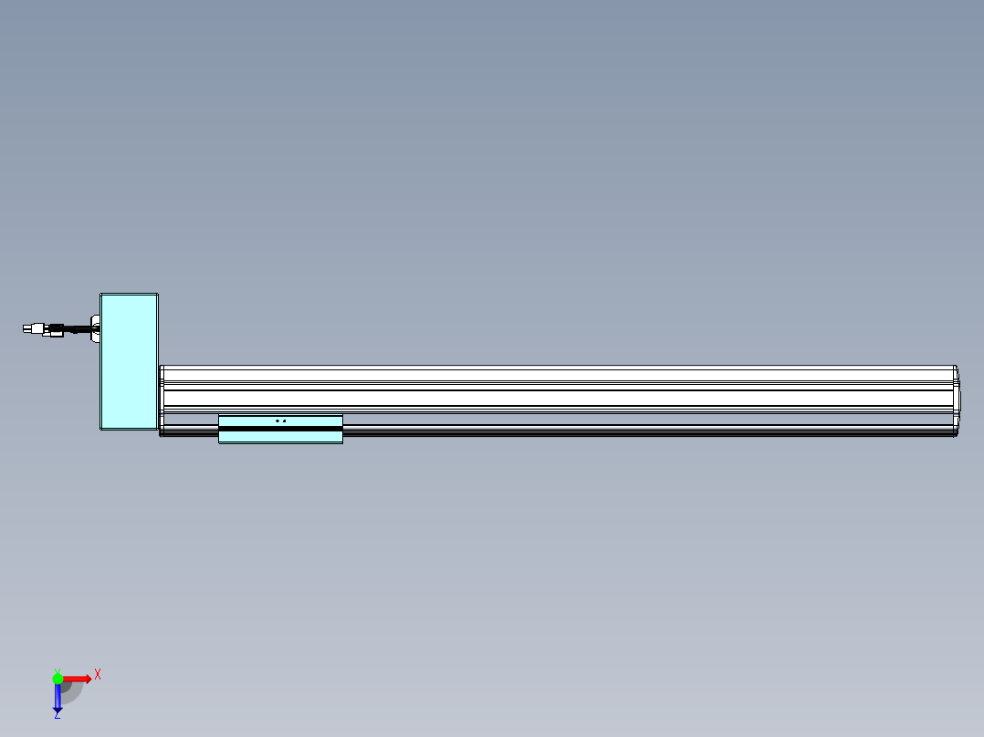威洛博VBF同步带传动一般环境VBF14-L45-S600-BRD-ZP40-C3俯视图