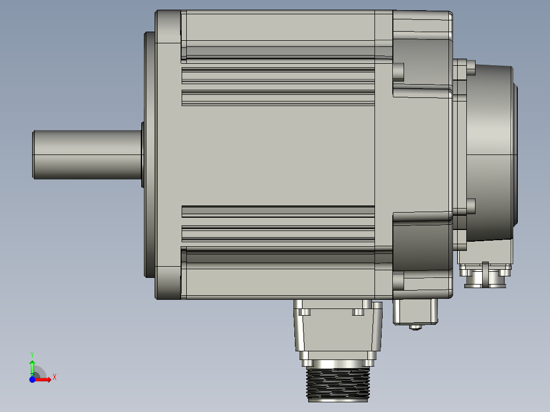 电机MS6G-130CN20BZ2-21P5前视图