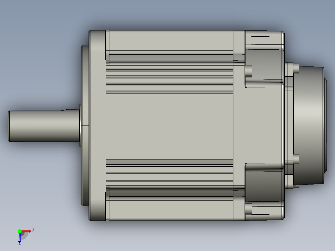 电机MS6G-130CN20BZ2-21P5俯视图