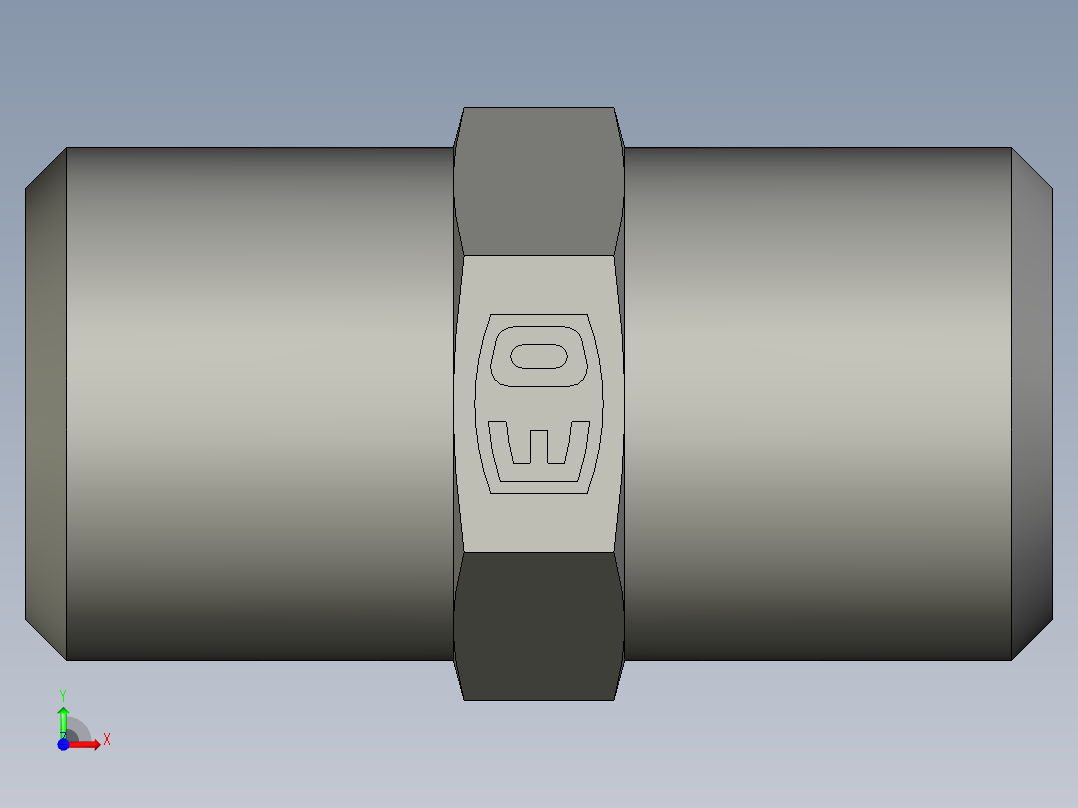 卡套式工业通用硬管接头EO Union G06LCFX前视图