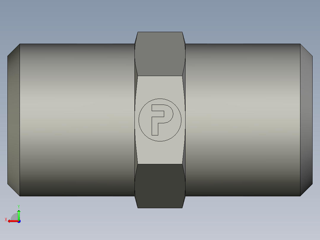 卡套式工业通用硬管接头EO Union G06LCFX后视图