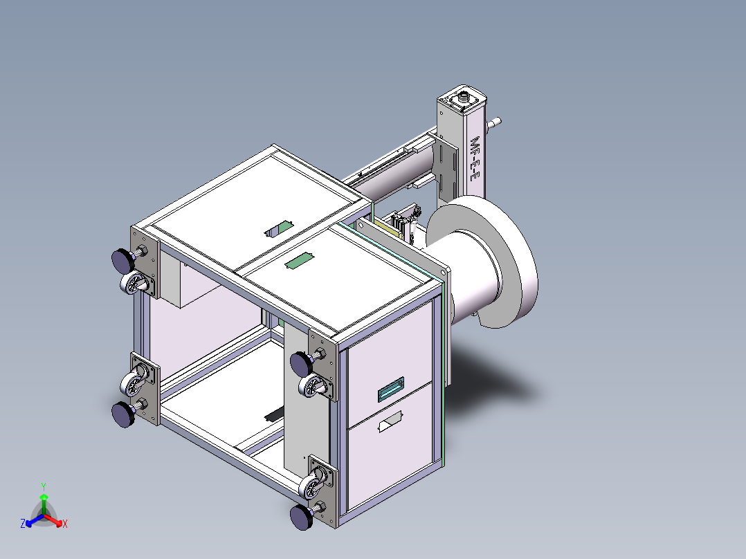 激光点焊机sw20可编辑正等轴测图