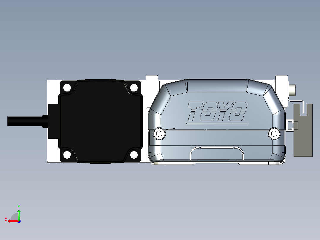 Toyo东佑达直线模组-ETH10-850-BL-200W+煞車后视图