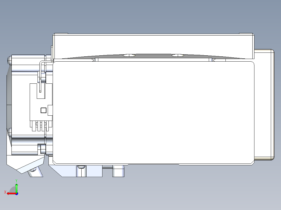 同步带全封闭直线模组TPA-HCB-120D-90-L150-ML-Y-P40-N3后视图