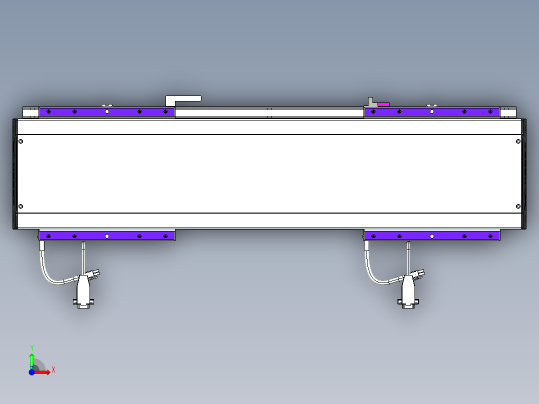威洛博VL系列直线电机模组-2VL17E3-S250前视图