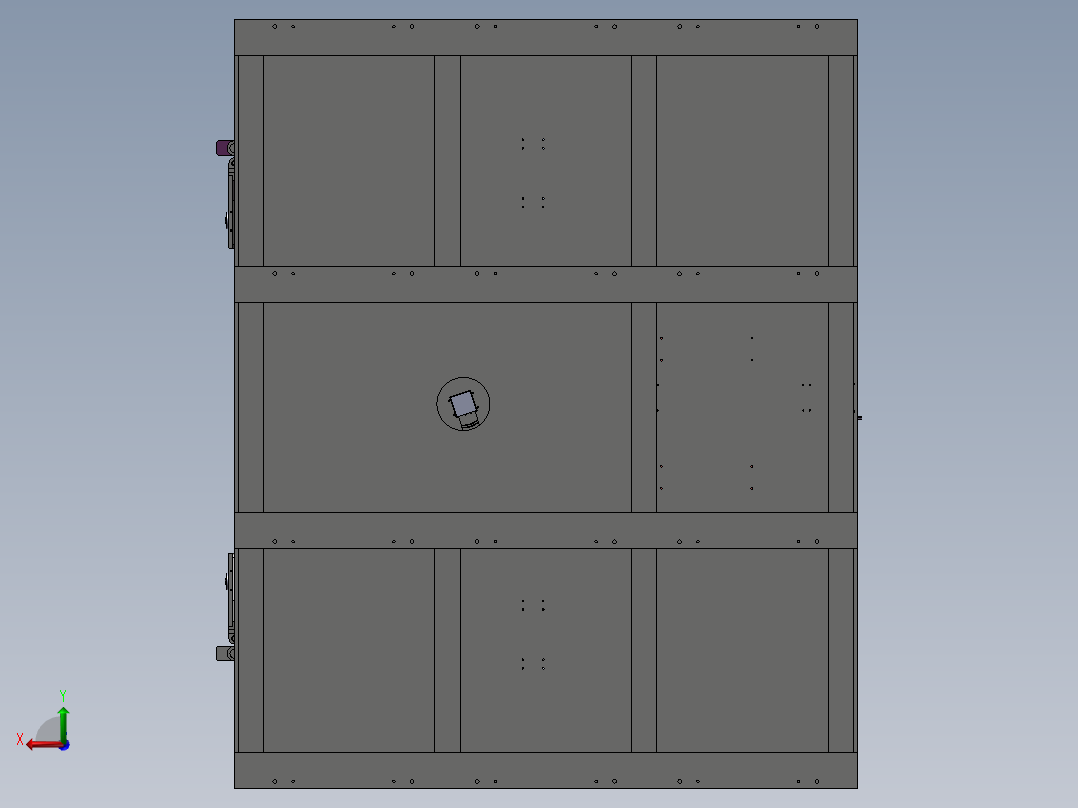 转塔工装后视图