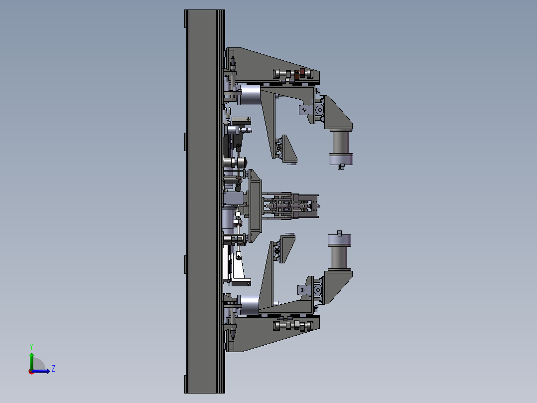 转塔工装左视图