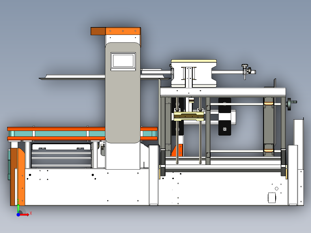 新款开箱机（proe5.0+cad）前视图