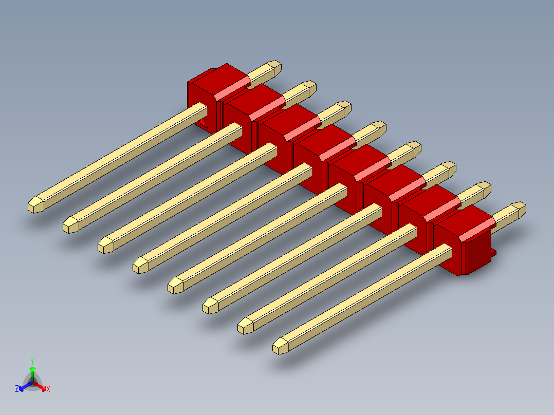 彩色公头100mil（2.54mm）系列-DS1021_red_1x08p_100mil_Type5_rev1.0
