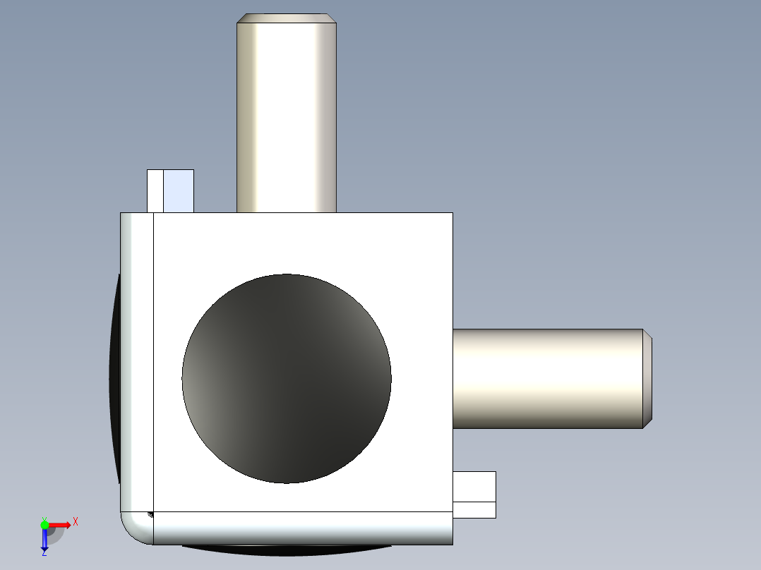 型材-BR 3D 20X20 CUBIC CONNECTOR 3842549680俯视图