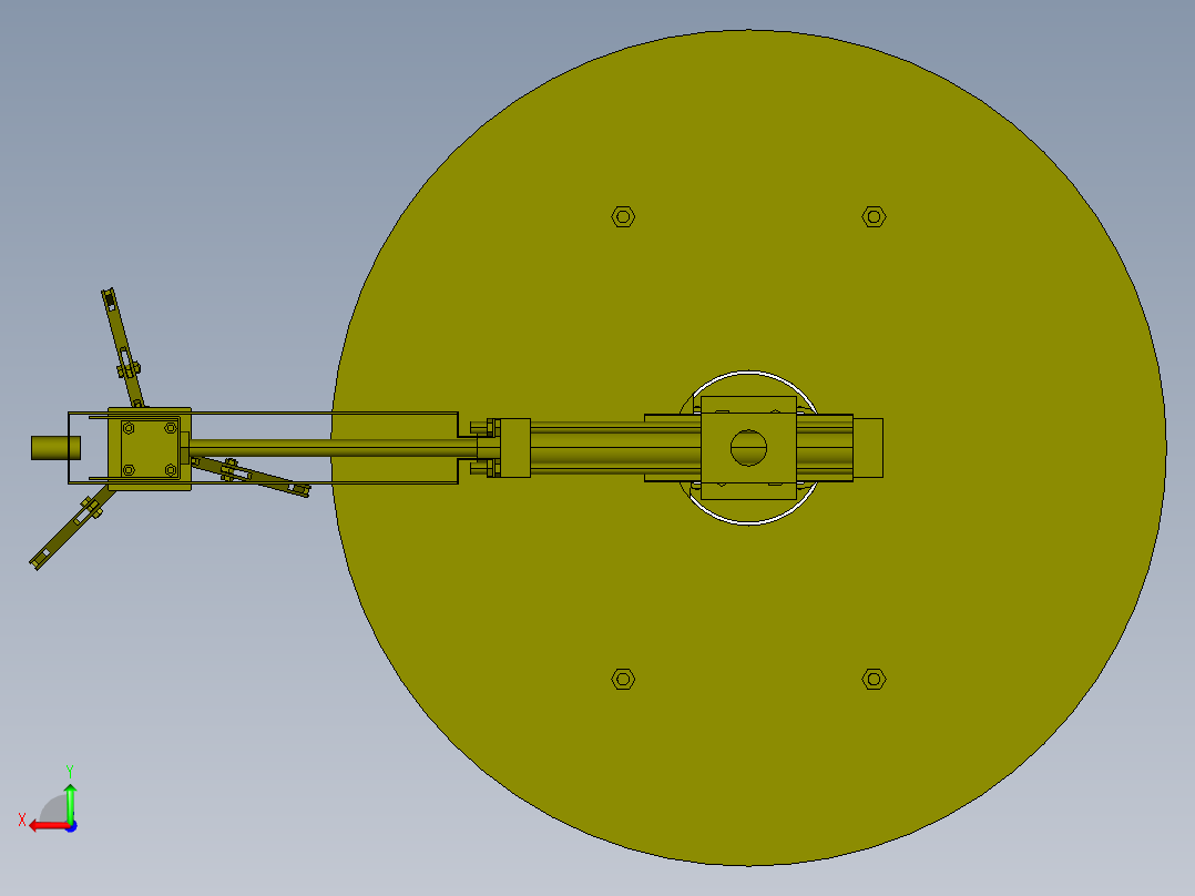 送餐机器人含三维二维说明书后视图