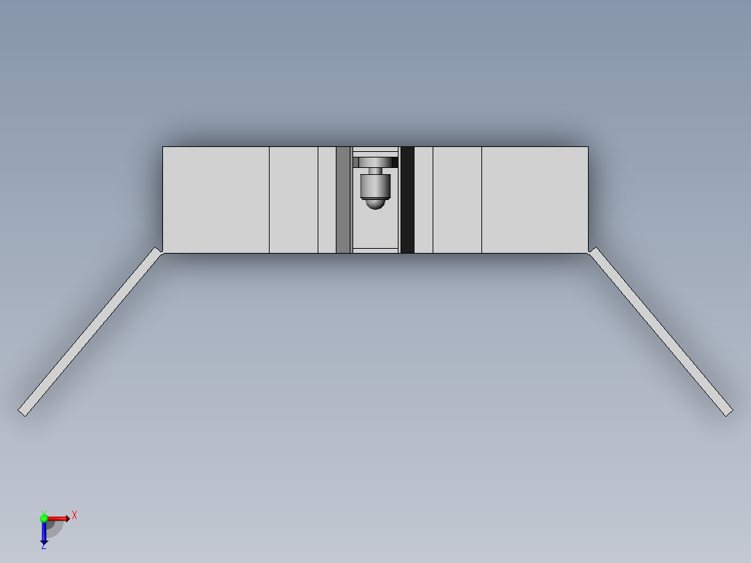 小区精细化管理用检测装置俯视图