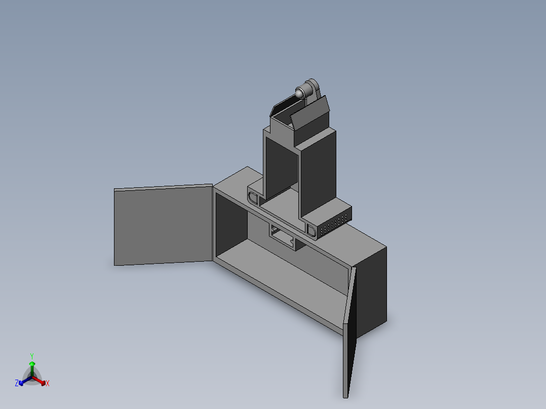 小区精细化管理用检测装置正等轴测图