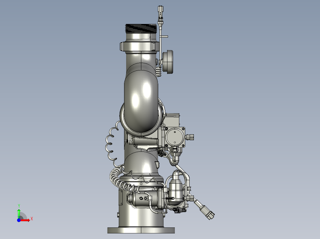 BOAX2系列电控消防水炮1105536==38前视图