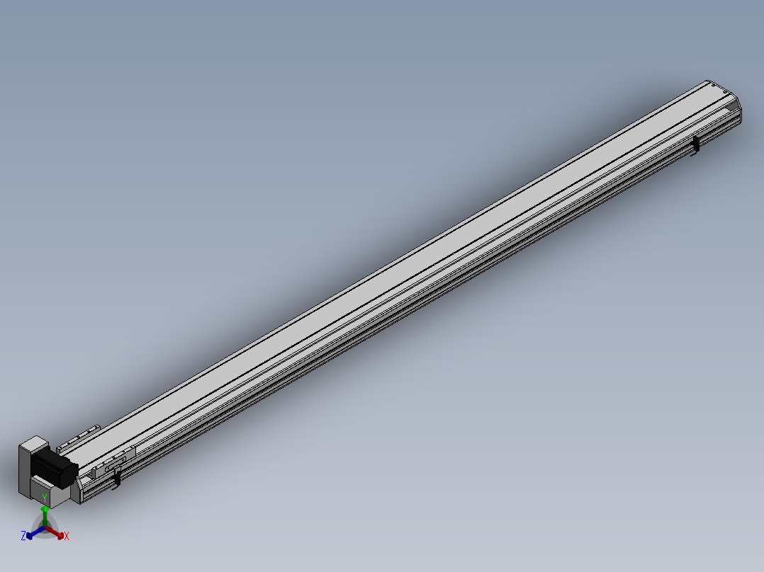 精密模组MT140-L110-2000-LU-M40-C4正等轴测图