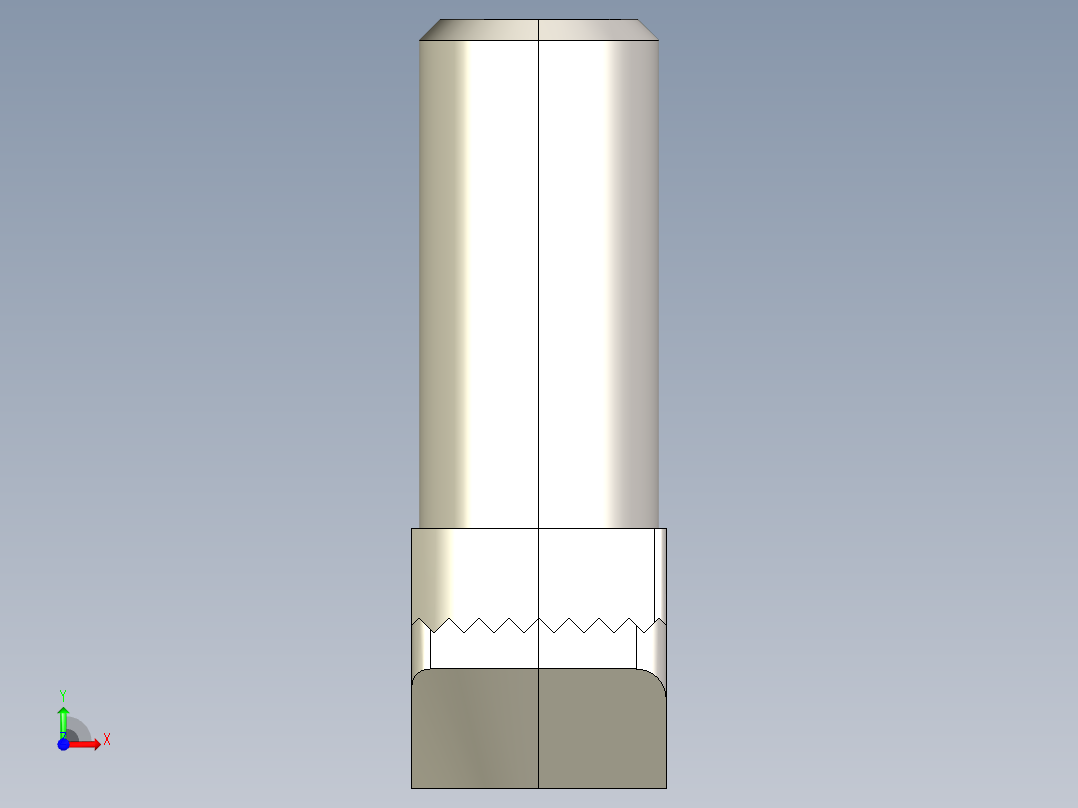 型材-BR M8X20 TBOLT KJN528715前视图