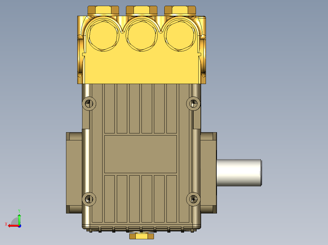 SPECK柱塞泵后视图