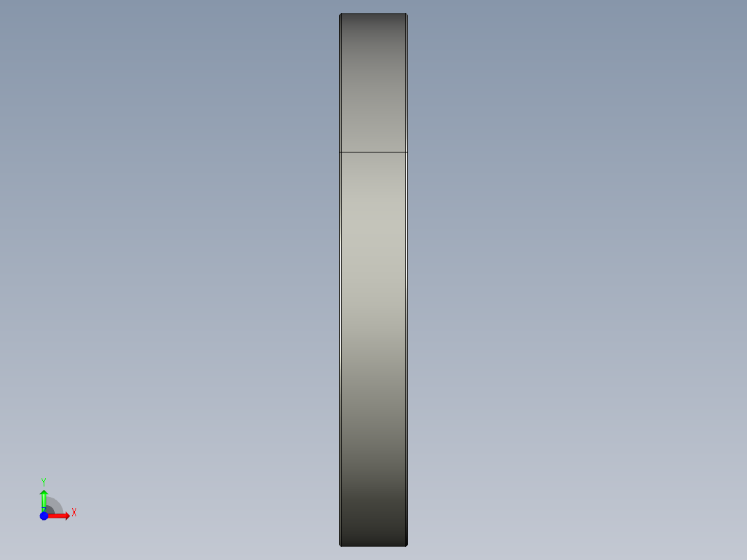 深沟球轴承61812前视图