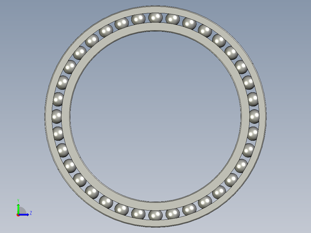 深沟球轴承61812左视图