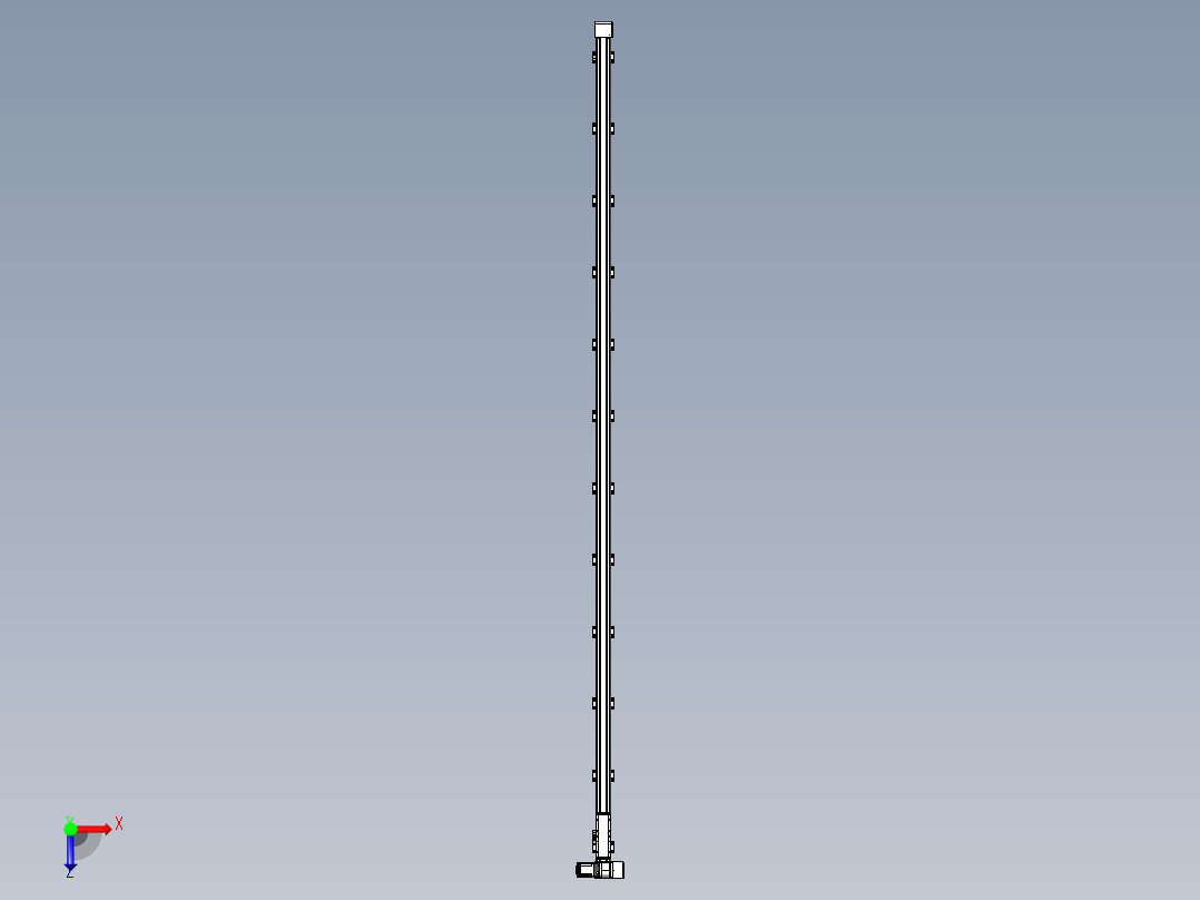 同步带滑台-欧规B8-L88-S4300-L-ZP75-D3-N10俯视图