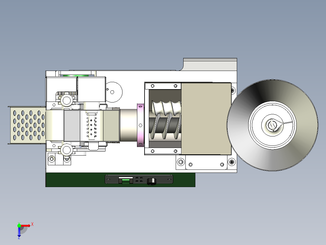 台式饺子机俯视图
