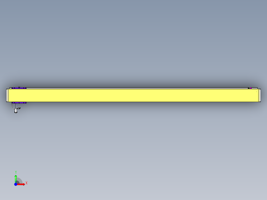 威洛博VL系列直线电机模组-VL14S2-S2500前视图