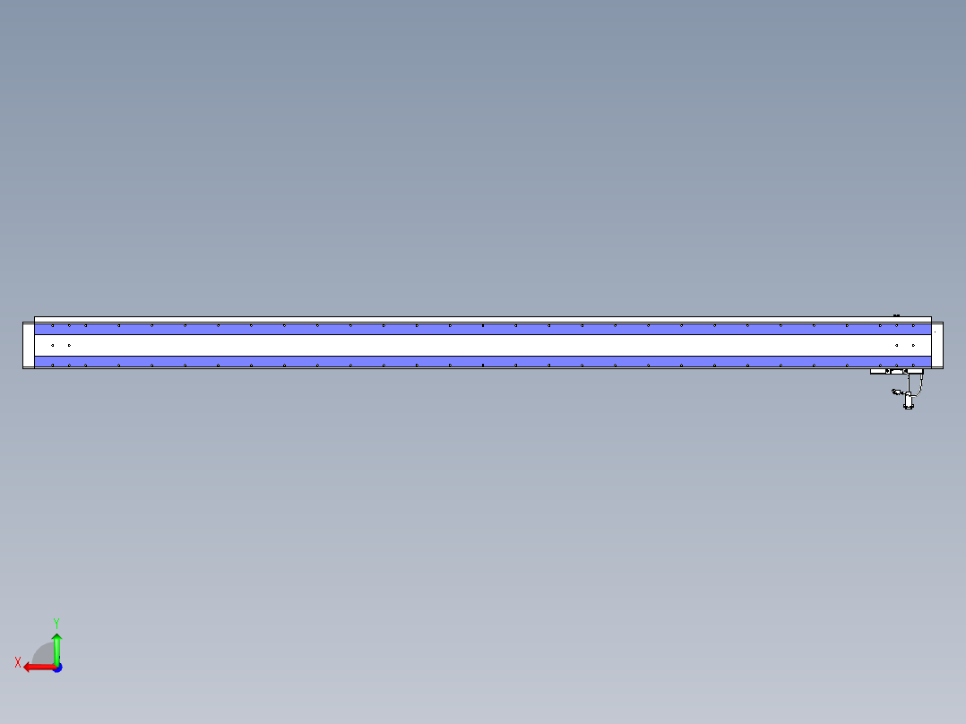 威洛博VL系列直线电机模组-VL14S2-S2500后视图