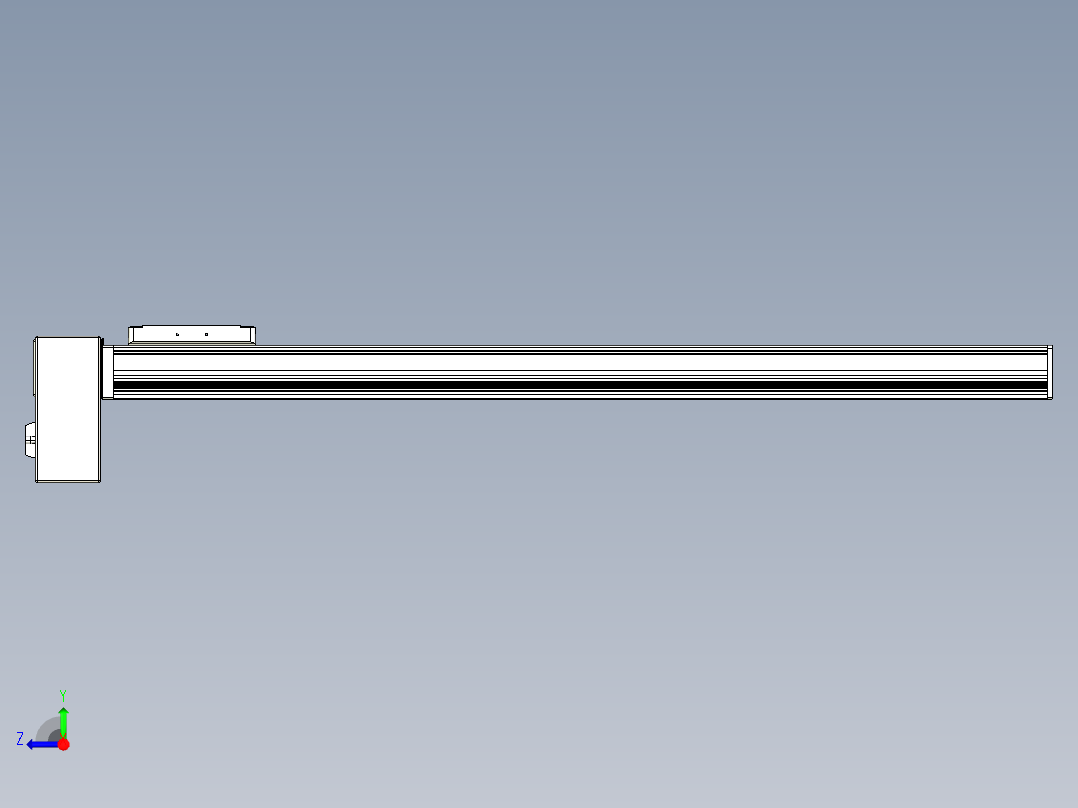 同步带全封闭直线模组TPA-HCB-105D-90-L750-RP-C-P20-N3右视图
