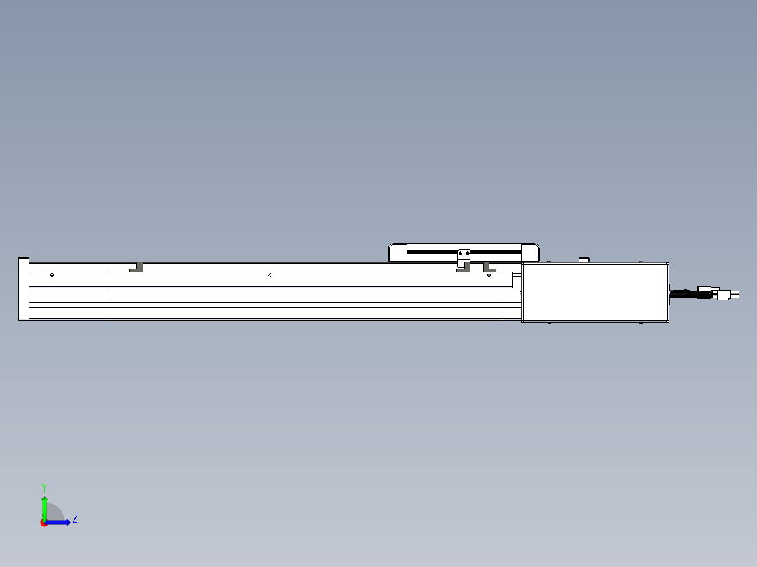 威洛博LB.GB同步带传动--欧规系列LB6A-L65-S350-BR左视图