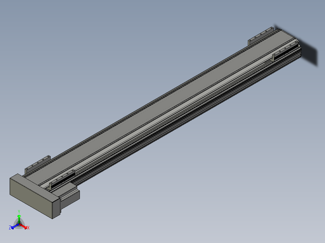 直线模组LHA170-S1400-L设计图纸