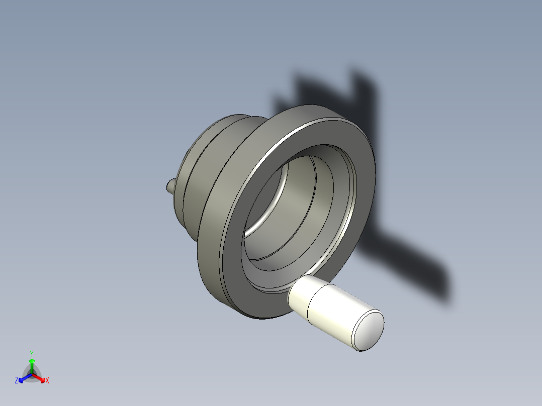 工程塑膠手輪(安裝水平指示器用)VDC+I-3D多系列多零件图纸模型正等轴测图
