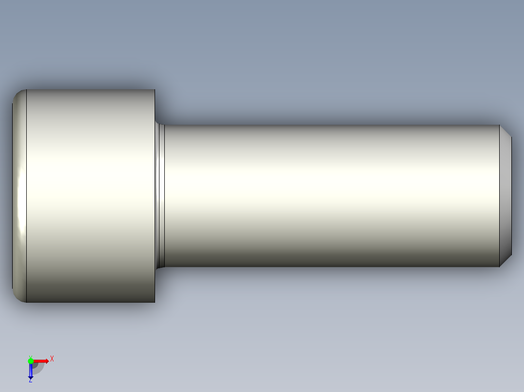 螺钉-DIN_912-M18x45.stp俯视图