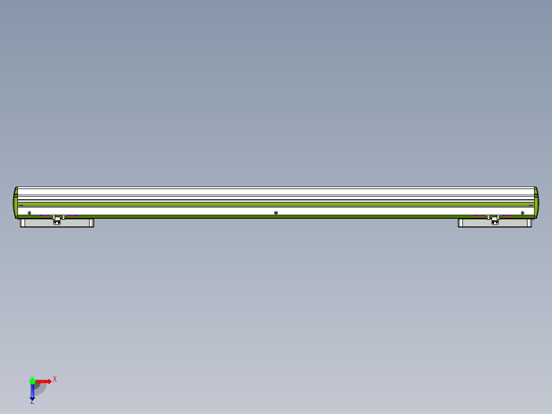 威洛博LC系列3d模型模组2LC14S1Y-S750俯视图
