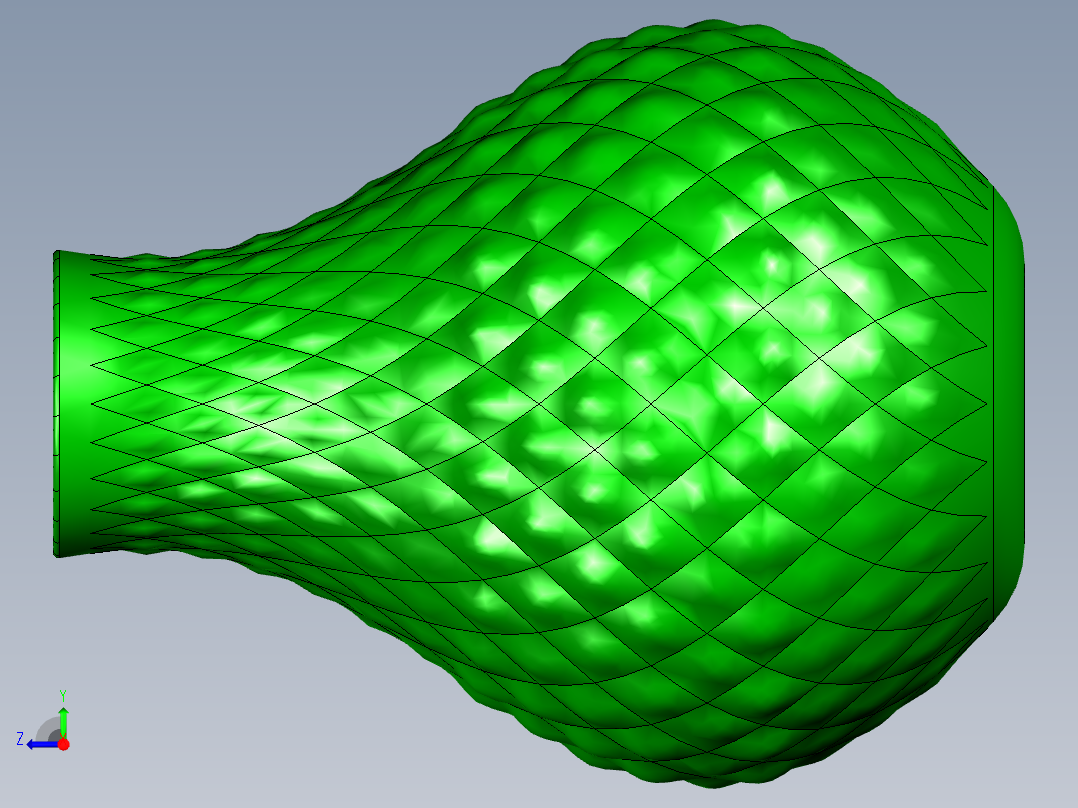 创意个性花瓶右视图