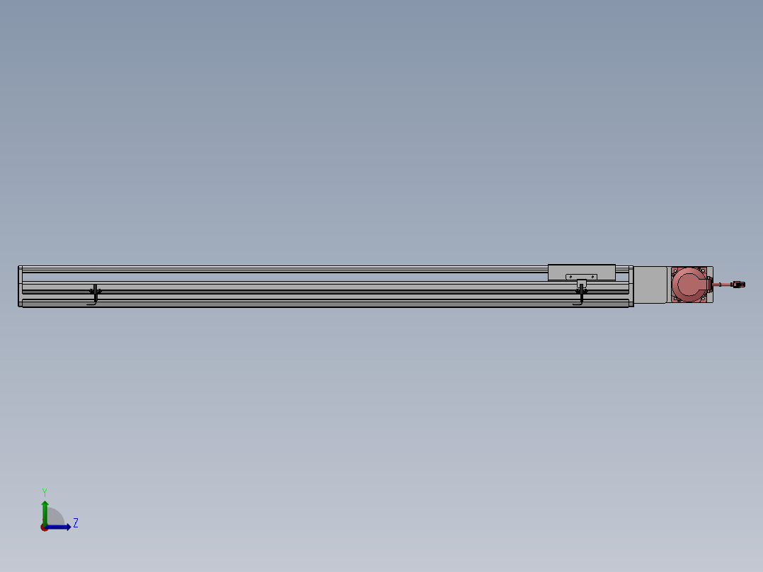 精密模组MT170-L125-1100-R-M75-C4左视图